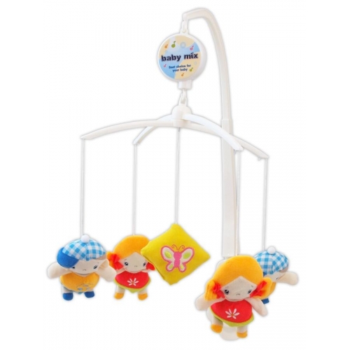 MUZIKINĖ KARUSĖLĖ BABY MIX BERNIUKAS IR MERGAITE