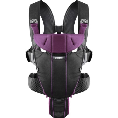 BABYBJÖRN NEŠIOKLĖ MIRACLE Black/Purple Cotton 096053
