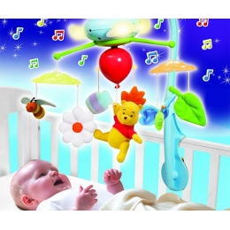 MUZIKINĖ KARUSĖLĖ WINNIE THE POOH DELUXE DREAM CLOUDS
