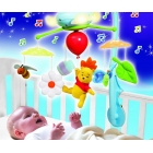 MUZIKINĖ KARUSĖLĖ WINNIE THE POOH DELUXE DREAM CLOUDS